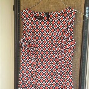 Alyx Red and Black Patterned Dress‎